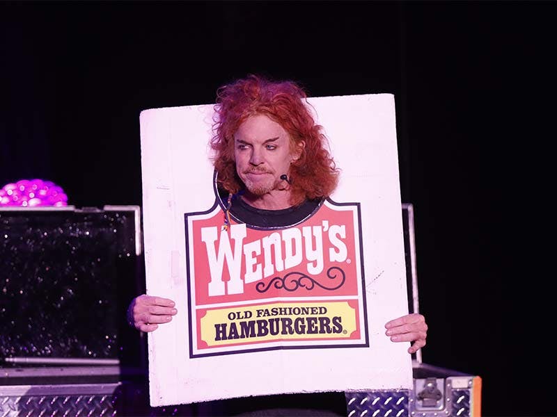 Carrot Top prop comedy show Luxor Las Vegas